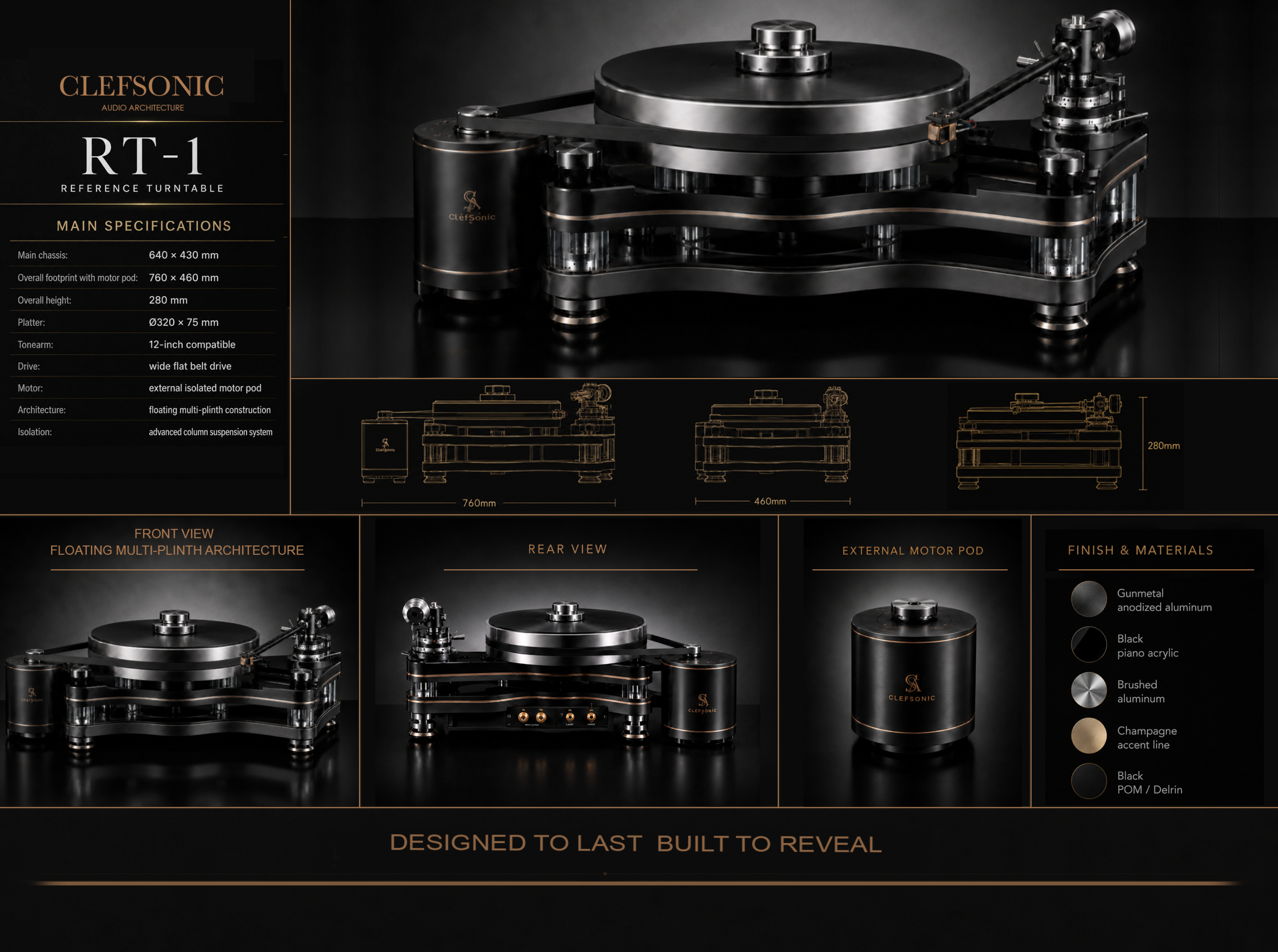 ClefSonic phono series